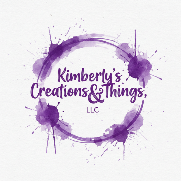 Kimberly's Creations & Things, LLC purple art