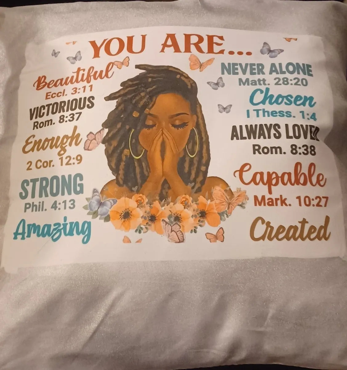 Inspirational Pillows with inserts