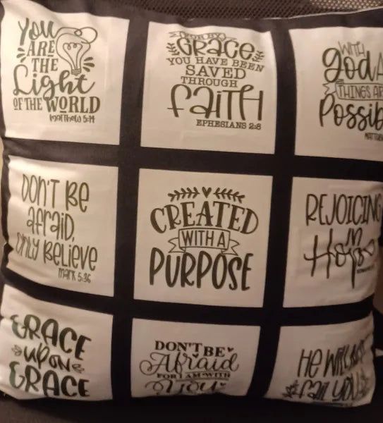 Inspirational Pillows with inserts